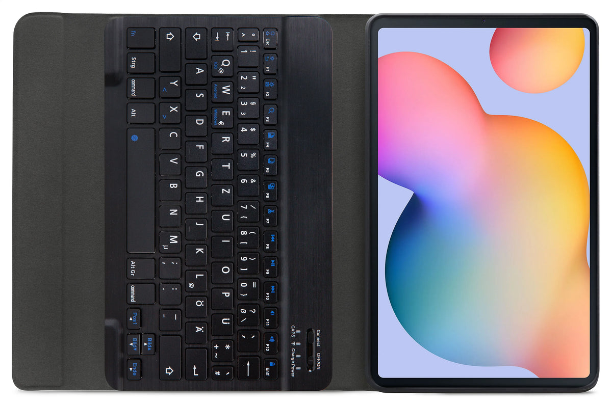 Mobilize Detachable Bluetooth Keyboard Case Samsung Galaxy Tab S6 Lite 10.4 (2020/2022) Black Qwertz - Essentify