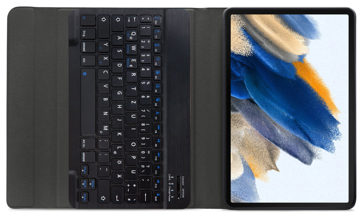 Mobilize Detachable Bluetooth Keyboard Case Samsung Galaxy Tab A8 10.5 2021 Black Qwertz - Essentify