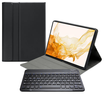 Mobilize Detachable Bluetooth Keyboard Case Samsung Galaxy Tab S7/S8 11 Black Qwertz - Essentify
