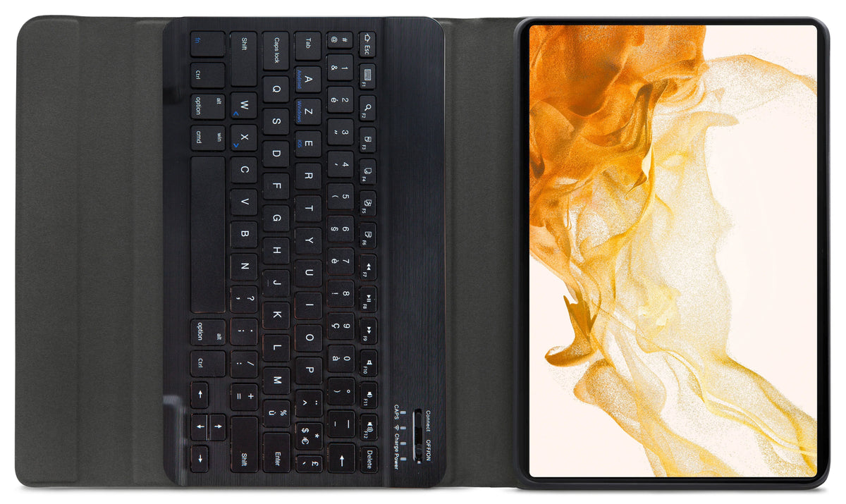 Mobilize Detachable Bluetooth Keyboard Case Samsung Galaxy Tab S7/S8 11 Black Azerty - Essentify