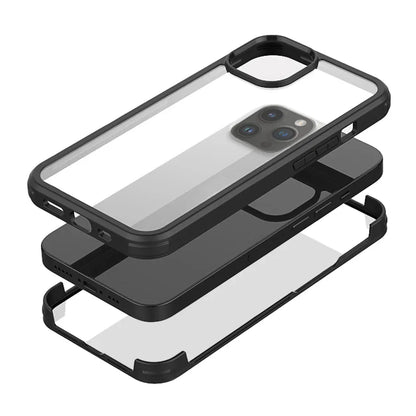 Mobilize Tempered Glass 360 Protection Case Apple Iphone 14 Pro Black - Essentify