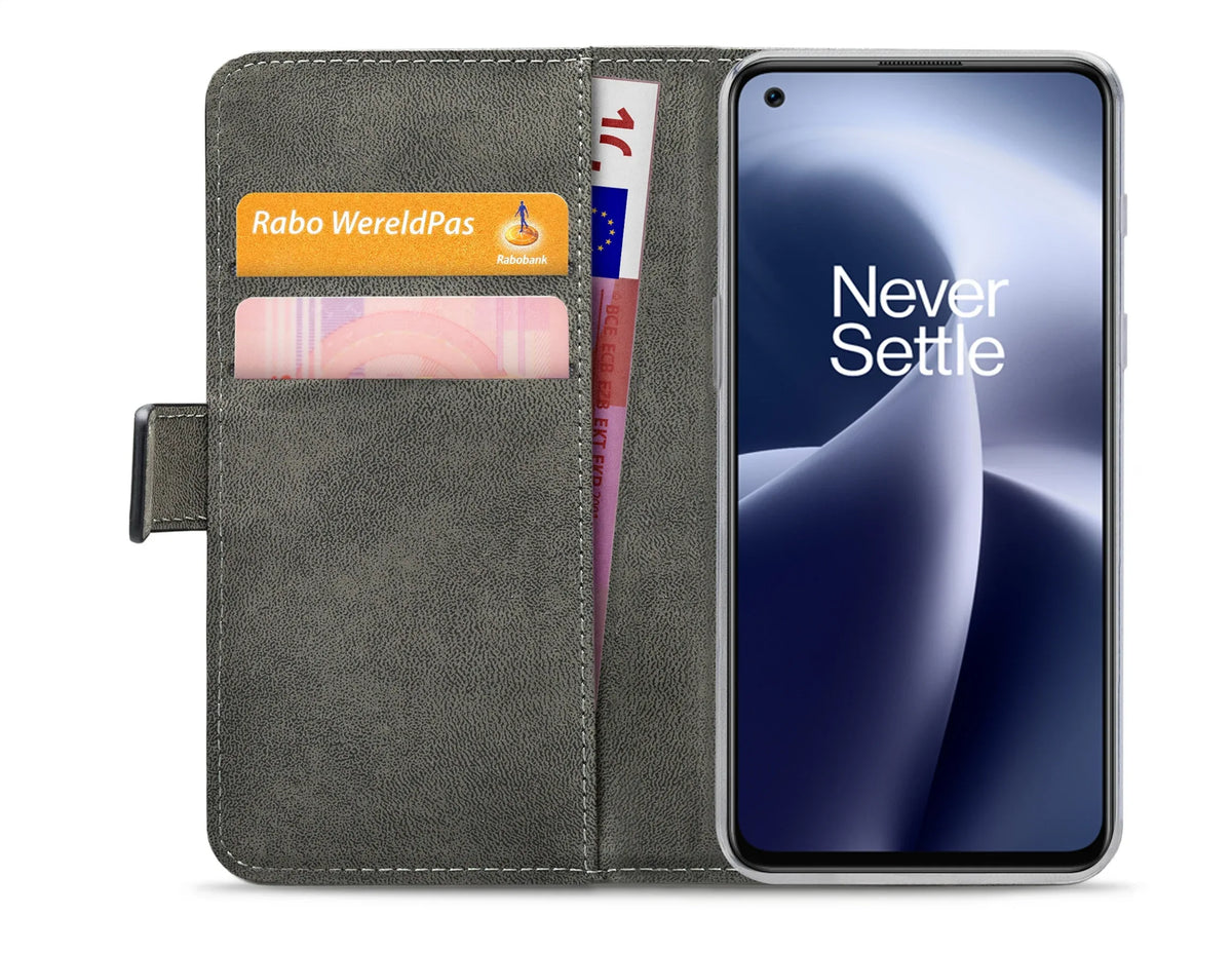 Mobilize Classic Gelly Wallet Book Case Oneplus Nord 2T 5G Black - Essentify