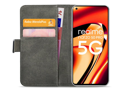 Mobilize Classic Gelly Wallet Book Case Oppo A57 5G/A77 5G/Realme Narzo 50 5G Black - Essentify