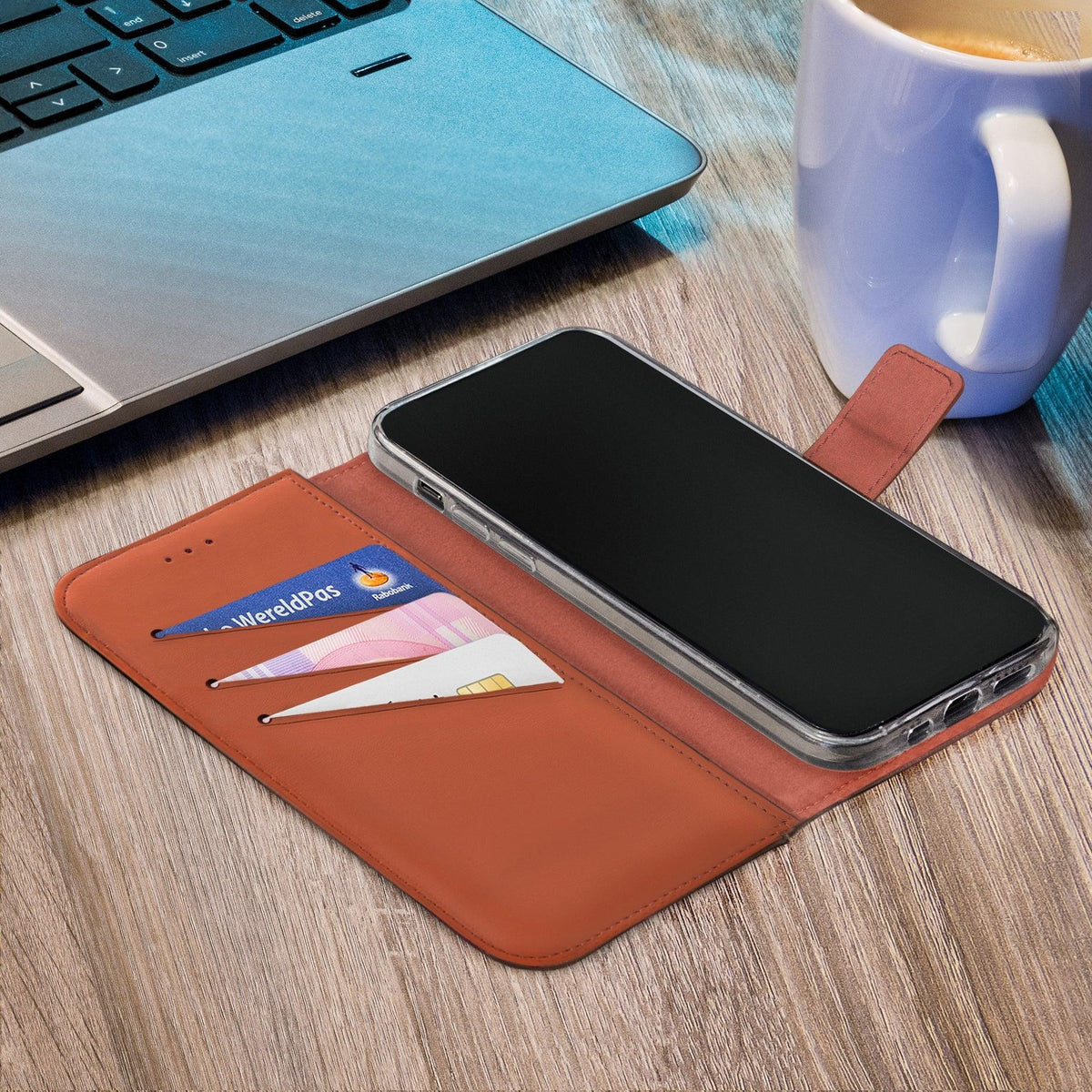 My Style Flex Wallet For Samsung Galaxy S22+ 5G Rust Red - Essentify
