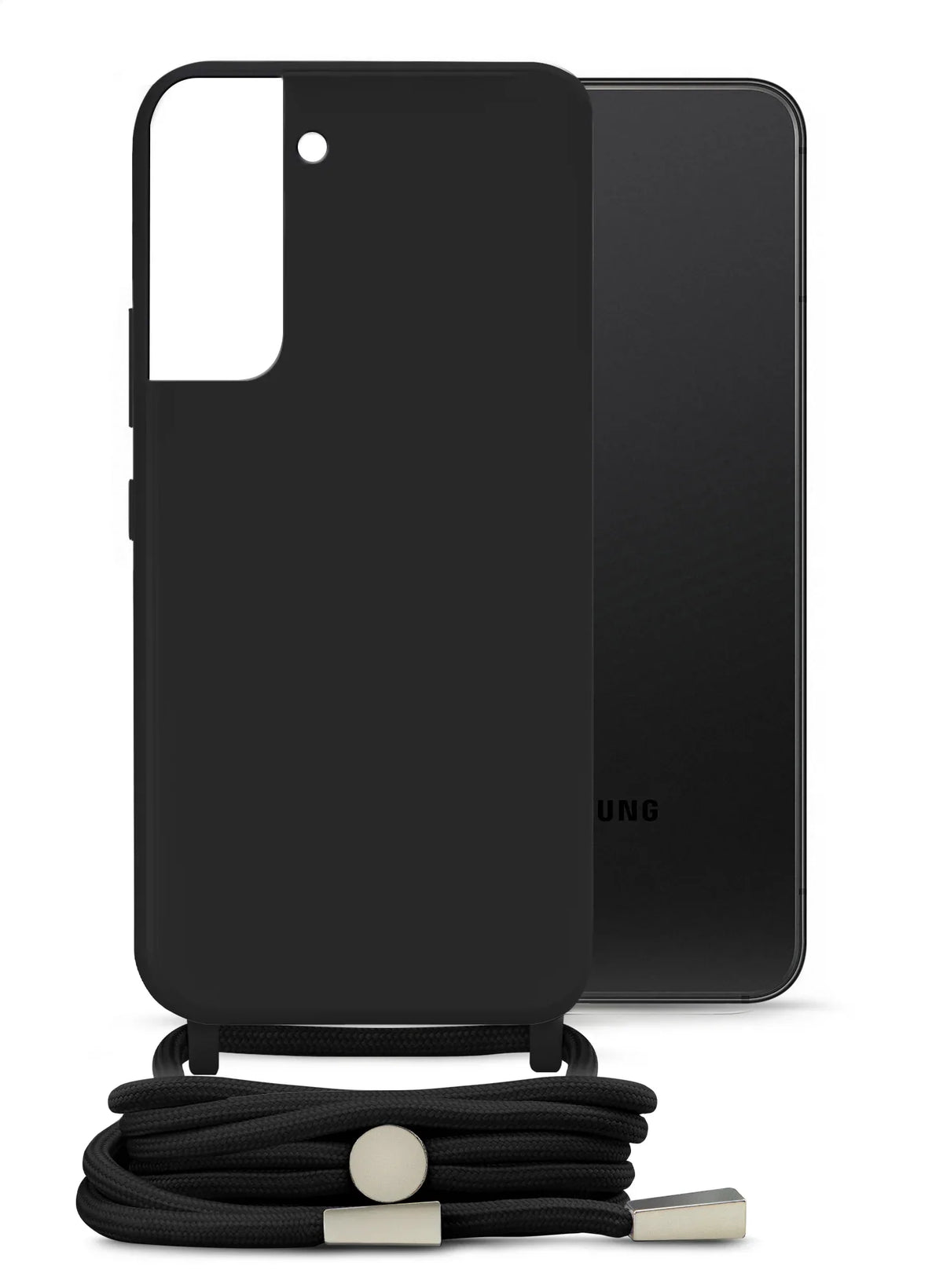Mobilize Lanyard Gelly Case For Samsung Galaxy S22 5G Black - Essentify