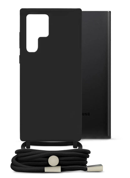 Mobilize Lanyard Gelly Case For Samsung Galaxy S22 Ultra 5G Black - Essentify