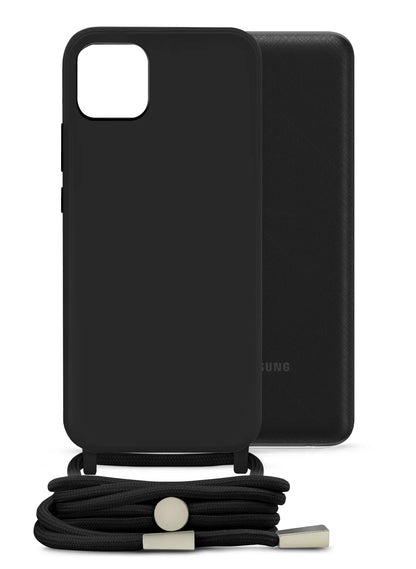Mobilize Lanyard Gelly Case For Samsung Galaxy A03 Black - Essentify