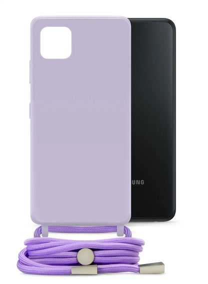 Mobilize Lanyard Gelly Case For Samsung Galaxy A22 5G Pastel Purple - Essentify