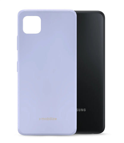 Mobilize Rubber Gelly Case Samsung Galaxy A22 5G Pastel Purple - Essentify