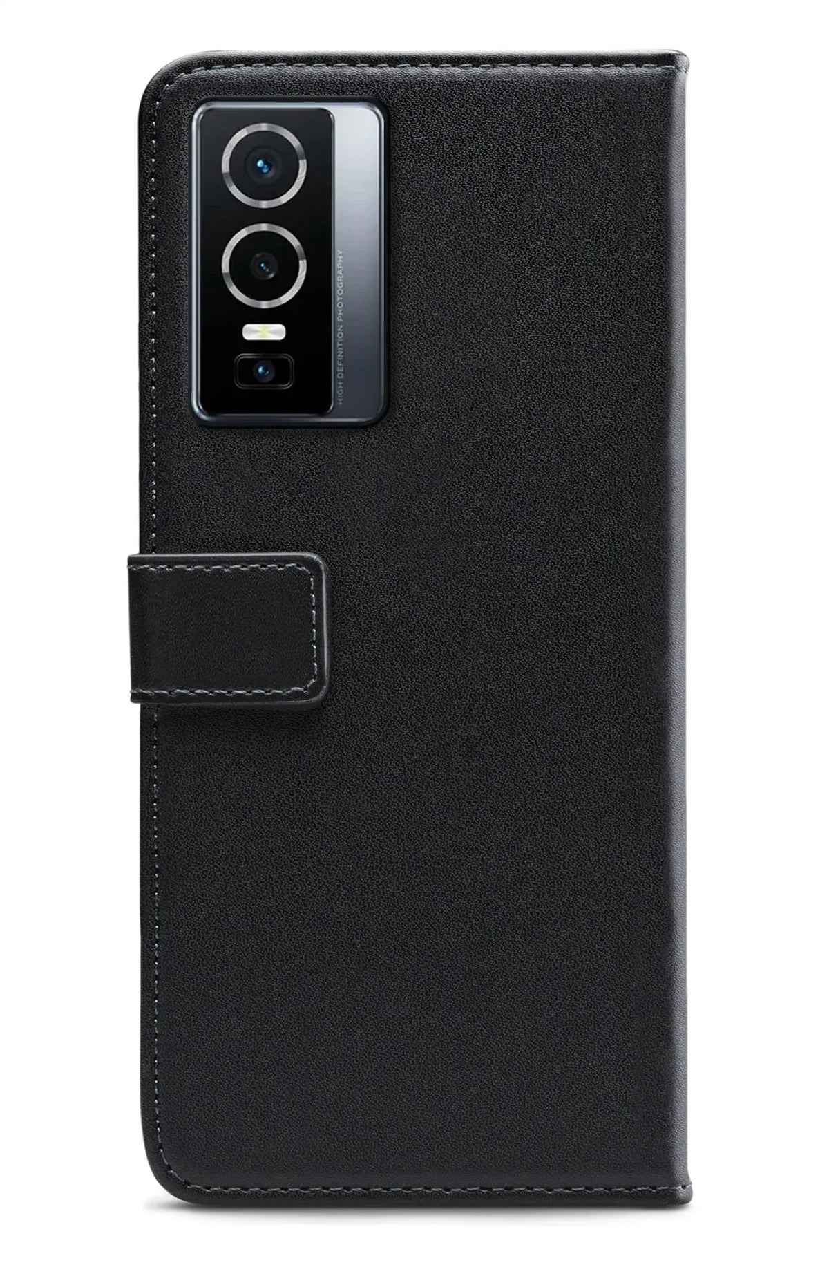 Mobilize Classic Gelly Wallet Book Case Vivo Y76 5G Black - Essentify