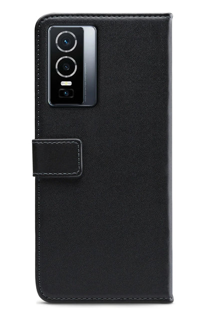 Mobilize Classic Gelly Wallet Book Case Vivo Y76 5G Black - Essentify