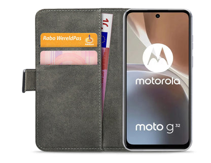 Mobilize Classic Gelly Wallet Book Case Motorola Moto G32 Black