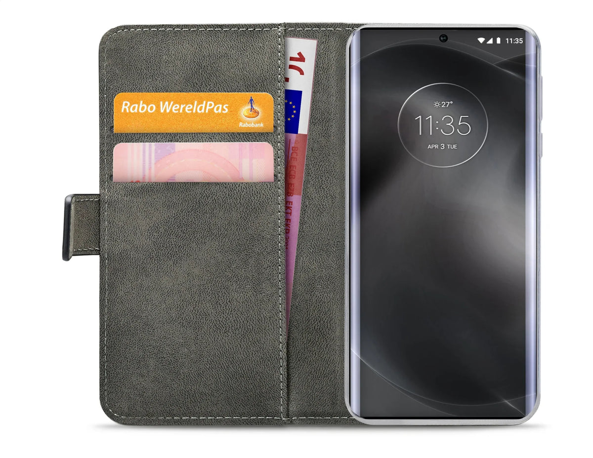 Mobilize Classic Gelly Wallet Book Case Motorola Edge 30 Ultra Black - Essentify