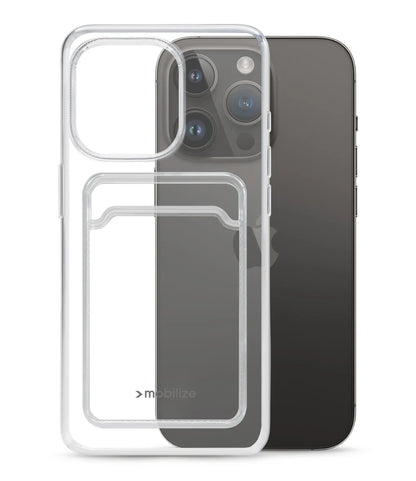 Mobilize Gelly Card Case Apple Iphone 14 Pro Clear - Essentify
