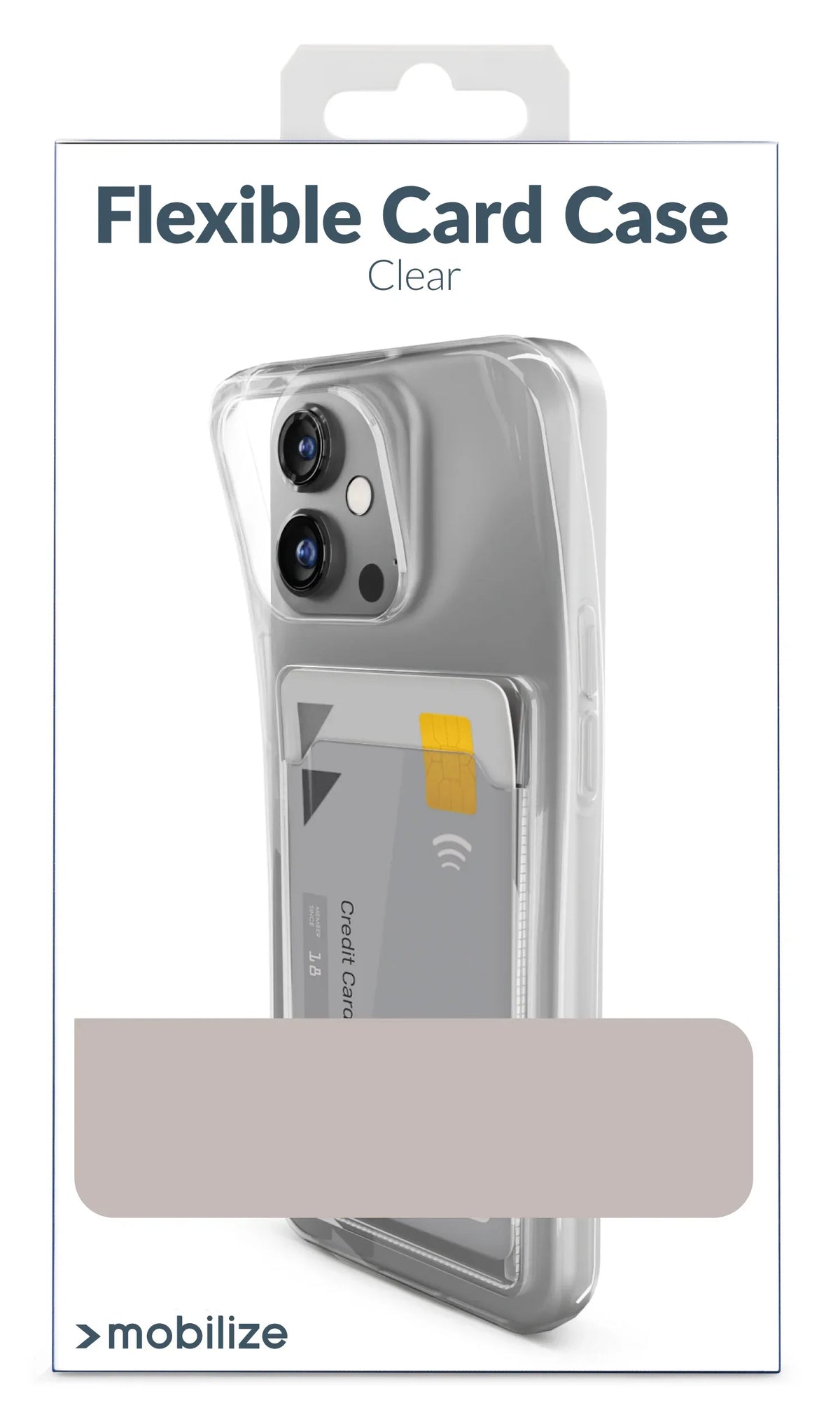 Mobilize Gelly Card Case Apple Iphone 14 Pro Clear - Essentify