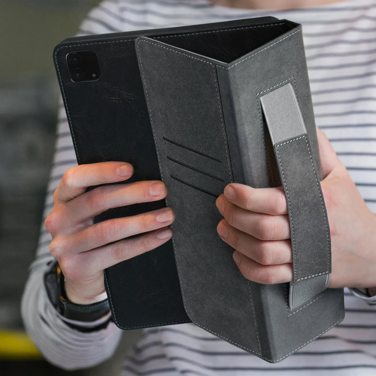 Mobilize Premium Folio Case Nokia T21 10.4 Black - Essentify