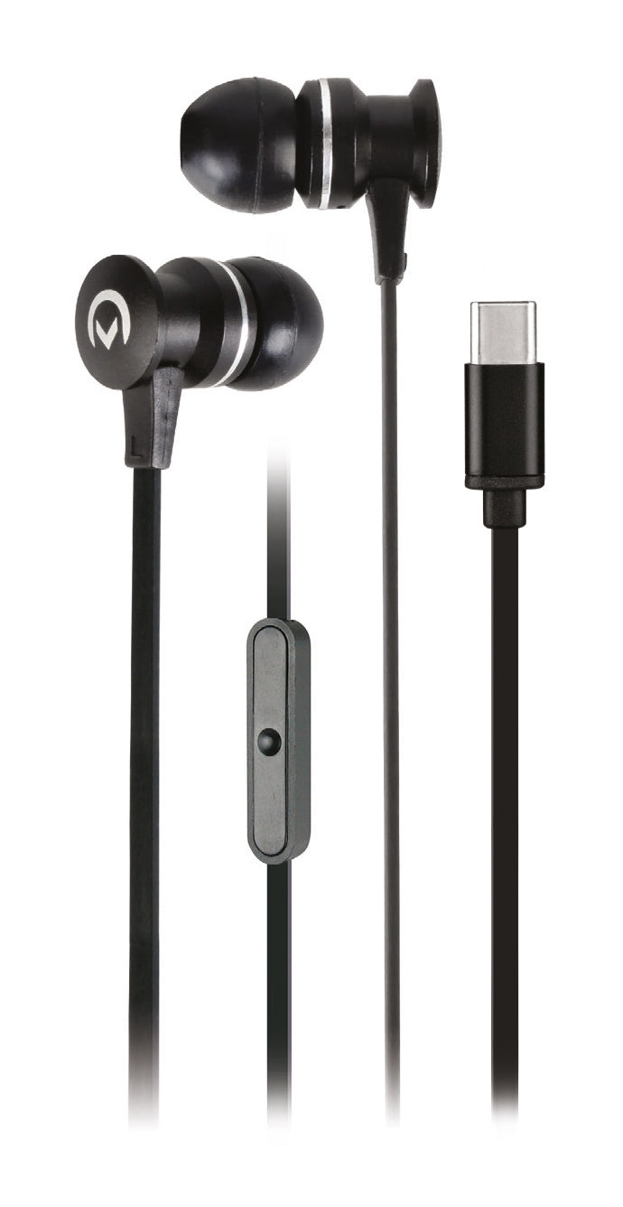 Mobilize In-Ear Stereo Headset With Remote Usb-C Black