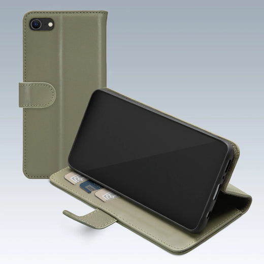 Mobilize Premium Gelly Wallet Book Case Apple Iphone 6/6S/7/8/Se (2020/2022) Green - Essentify