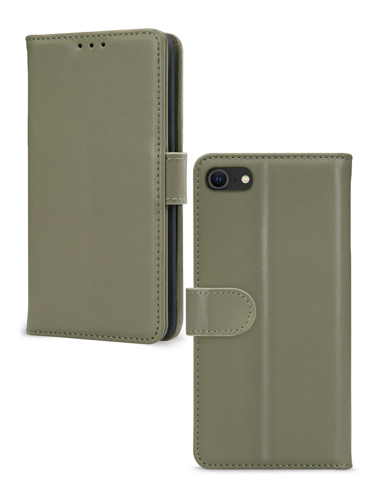 Mobilize Premium Gelly Wallet Book Case Apple Iphone 6/6S/7/8/Se (2020/2022) Green - Essentify