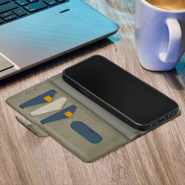 Mobilize Premium Gelly Wallet Book Case Apple Iphone 6/6S/7/8/Se (2020/2022) Green - Essentify