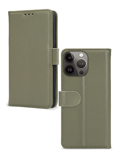 Mobilize Premium Gelly Wallet Book Case Apple Iphone 13 Pro Green - Essentify