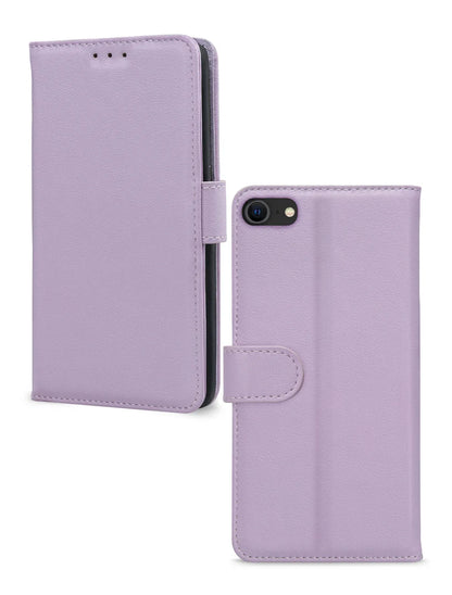 Mobilize Premium Gelly Wallet Book Case Apple Iphone 6/6S/7/8/Se (2020/2022) Purple - Essentify