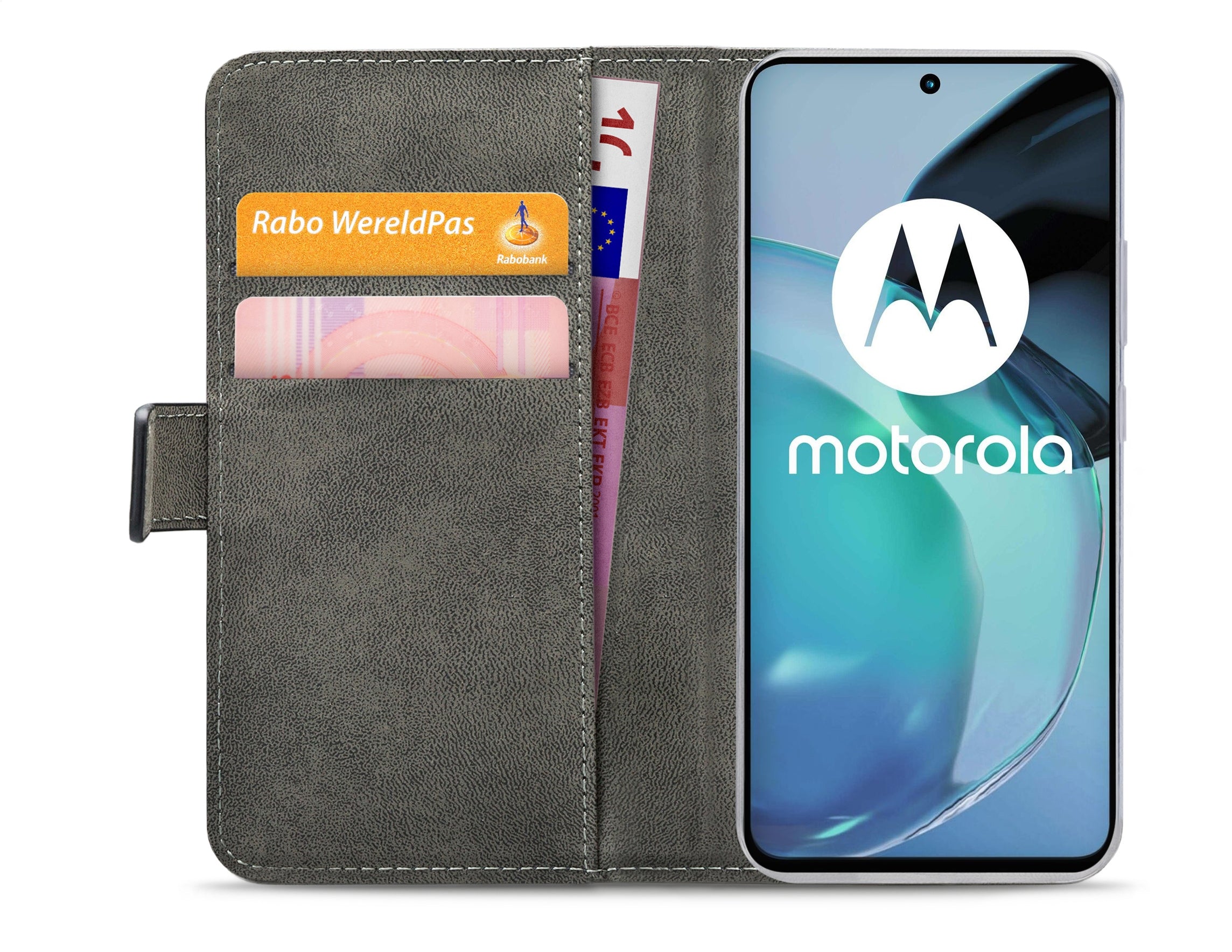 Mobilize Classic Gelly Wallet Book Case Motorola Moto G72 4G Black