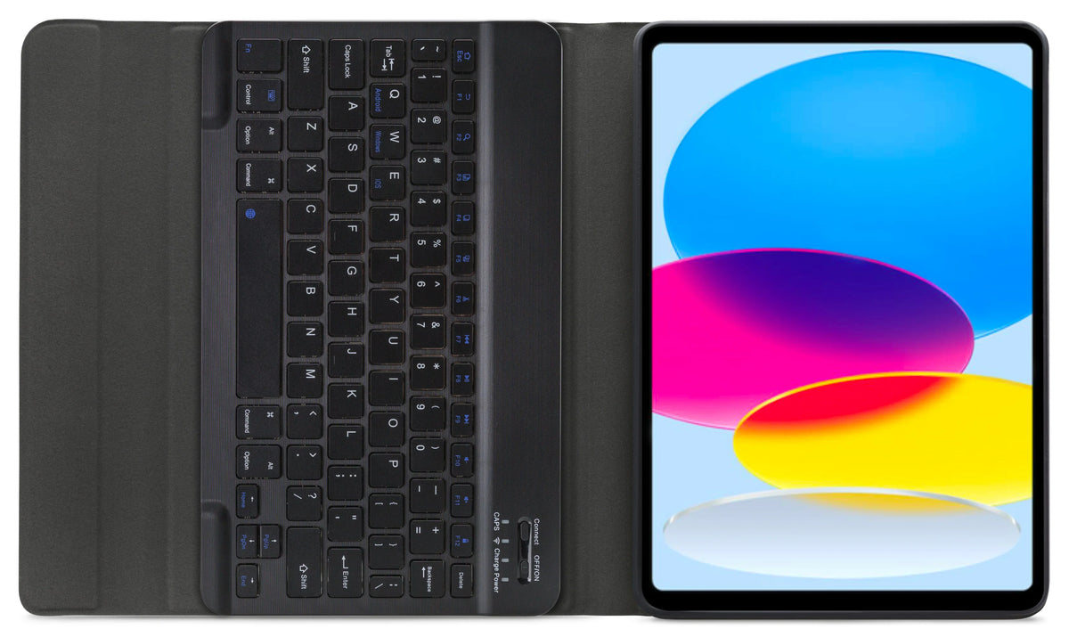 Mobilize Detachable Bluetooth Keyboard Case Apple Ipad 10.9 (2022)/Ipad 11 (2025) Black Qwerty - Essentify
