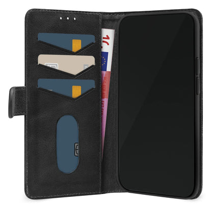 Mobilize Leather Wallet Apple Iphone 14 Pro Black - Essentify