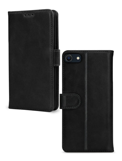 Mobilize Premium Gelly Wallet Book Case Apple Iphone 6/6S/7/8/Se (2020/2022) Black - Essentify