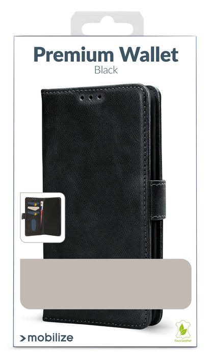 Mobilize Premium Gelly Wallet Book Case Apple Iphone 6/6S/7/8/Se (2020/2022) Black - Essentify