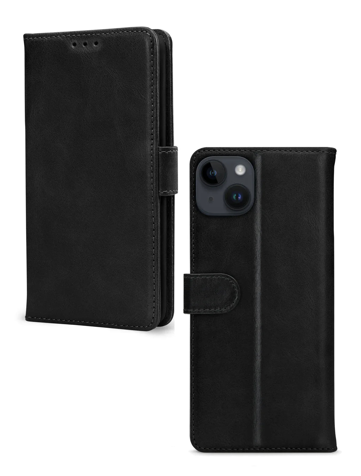 Mobilize Premium Gelly Wallet Book Case Apple Iphone 14 Plus Black - Essentify