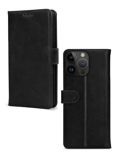 Mobilize Premium Gelly Wallet Book Case Apple Iphone 14 Pro Max Black - Essentify