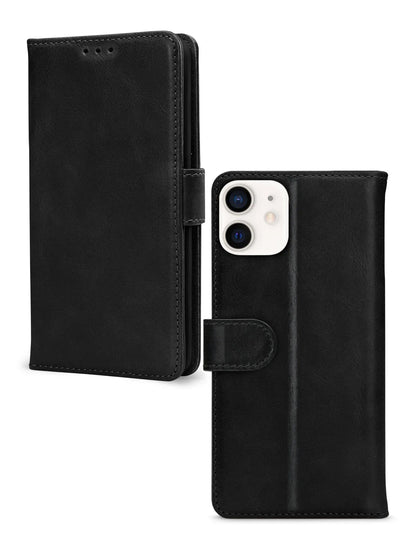 Mobilize Premium Gelly Wallet Book Case Apple Iphone 12/12 Pro Black - Essentify