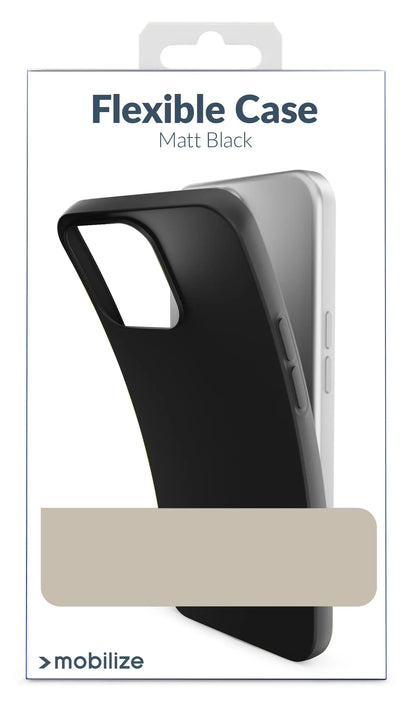 Mobilize Rubber Gelly Case Samsung Galaxy S23 Ultra 5G Matt Black - Essentify