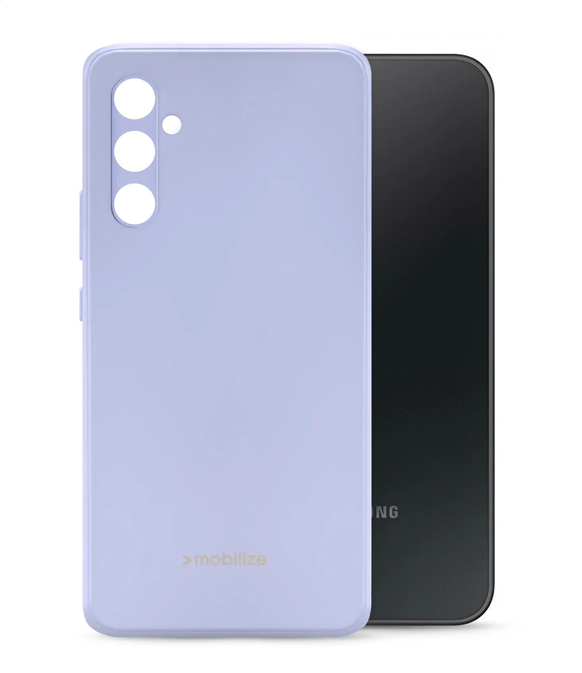 Mobilize Rubber Gelly Case Samsung Galaxy A34 5G Pastel Purple - Essentify