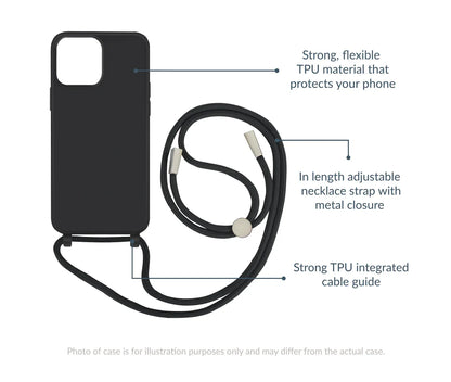 Mobilize Lanyard Gelly Case For Samsung Galaxy S23+ 5G Black - Essentify