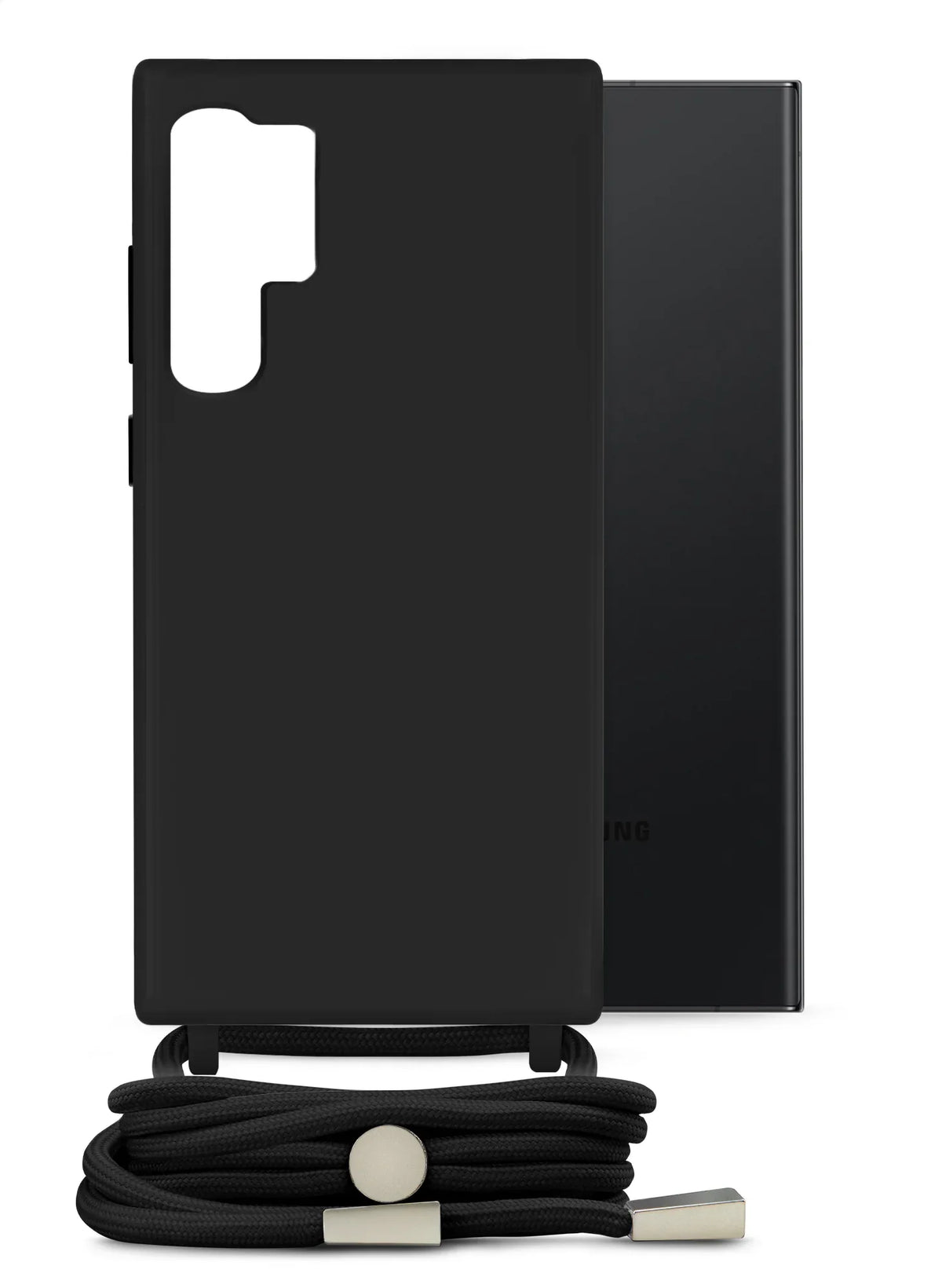 Mobilize Lanyard Gelly Case For Samsung Galaxy S23 Ultra 5G Black - Essentify