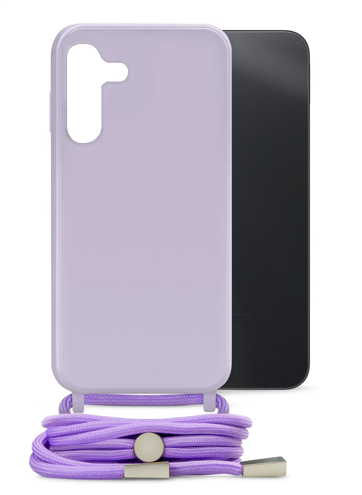 Mobilize Lanyard Gelly Case For Samsung Galaxy A14 5G Pastel Purple - Essentify