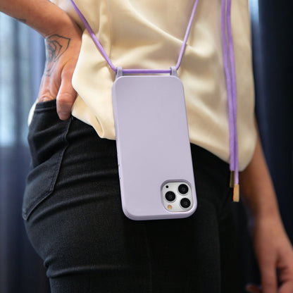 Mobilize Lanyard Gelly Case For Samsung Galaxy A14 5G Pastel Purple - Essentify