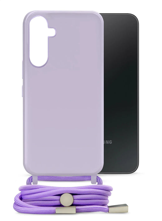 Mobilize Lanyard Gelly Case For Samsung Galaxy A34 5G Pastel Purple - Essentify