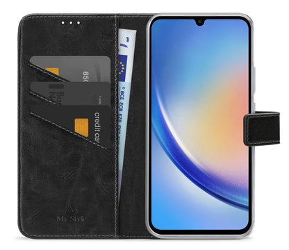 My Style Flex Wallet For Samsung Galaxy A34 5G Black - Essentify