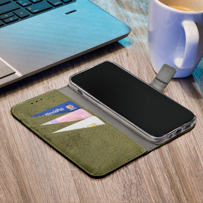 My Style Flex Wallet For Samsung Galaxy A34 5G Olive - Essentify