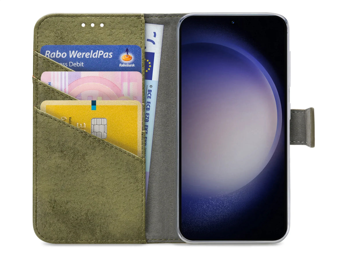 My Style Flex Wallet For Samsung Galaxy S23+ 5G Olive - Essentify