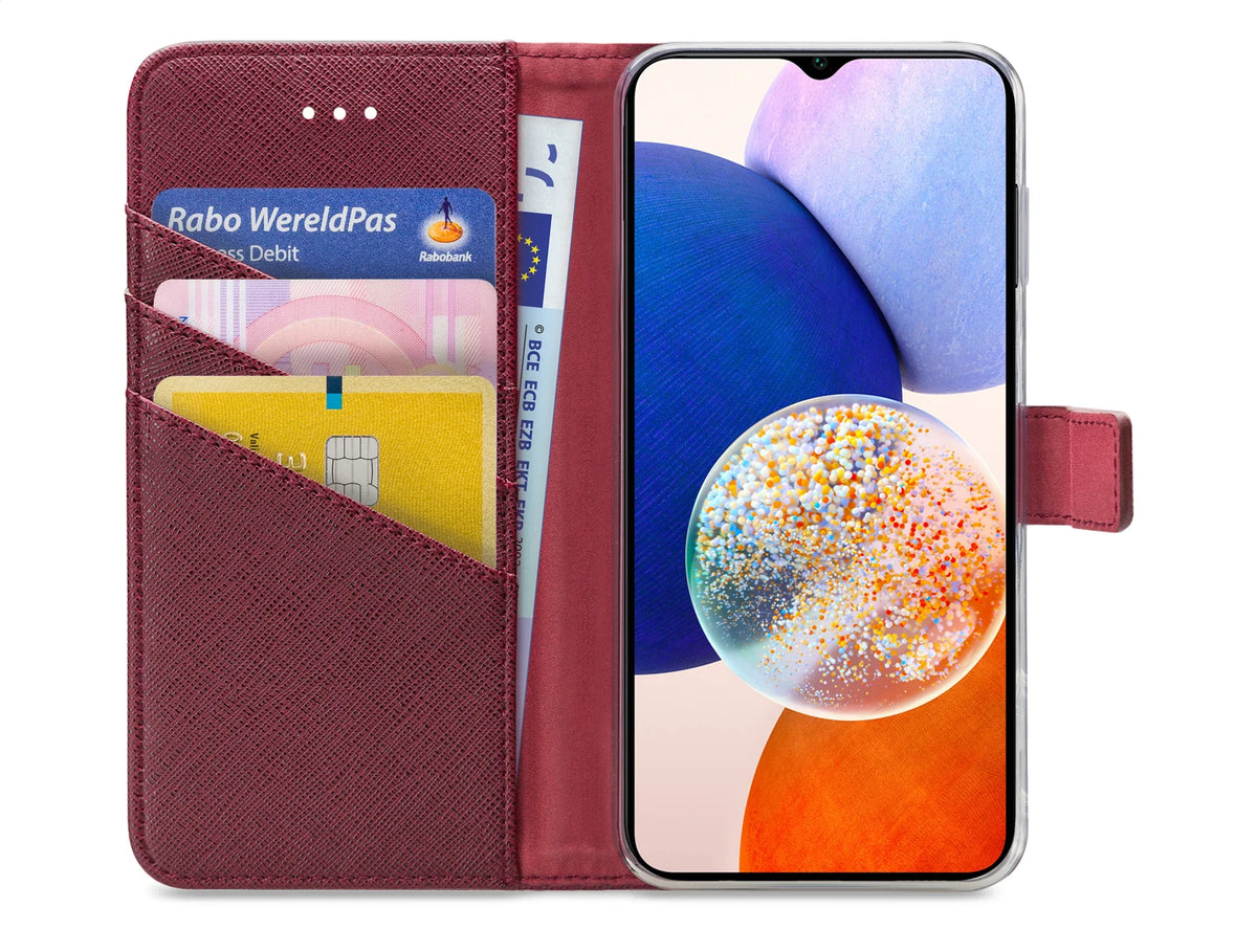 My Style Flex Wallet For Samsung Galaxy A14 5G Bordeaux - Essentify