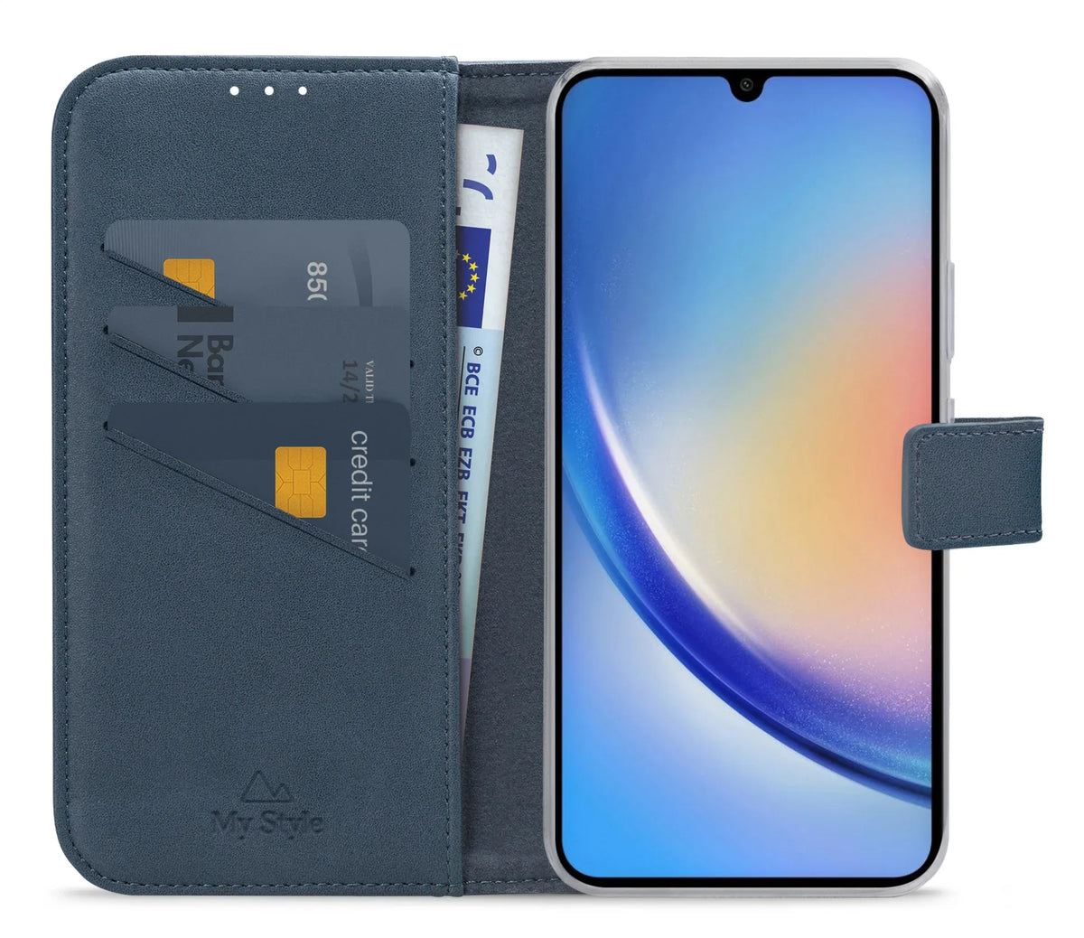My Style Flex Wallet For Samsung Galaxy A34 5G Ocean Blue - Essentify
