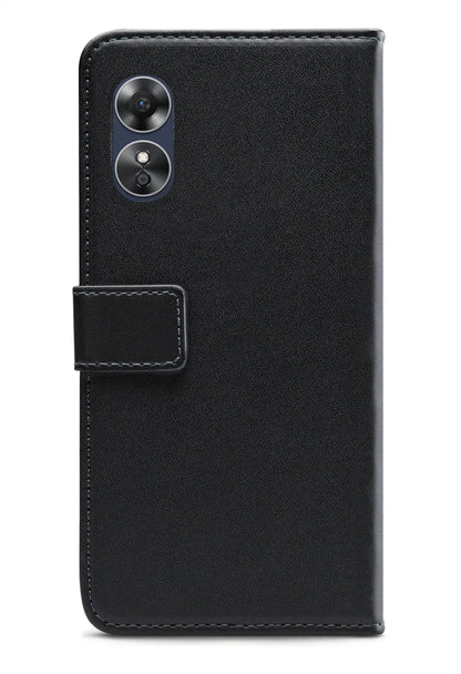 Mobilize Classic Gelly Wallet Book Case Oppo A17 Black - Essentify