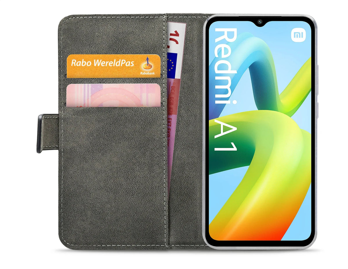 Mobilize Classic Gelly Wallet Book Case Xiaomi Redmi A1/A2 4G Black - Essentify