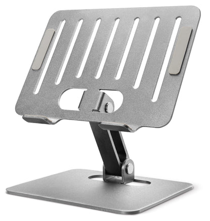 Mobilize Foldable Aluminium Tablet Stand Silver - Essentify