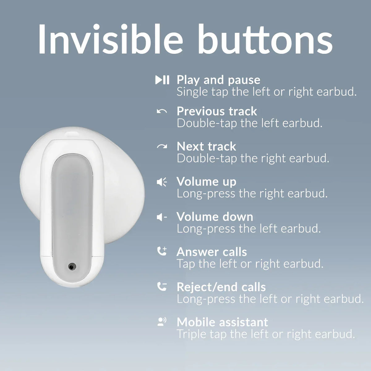 Mobilize Bluetooth Tws Earbuds Mini White - Essentify